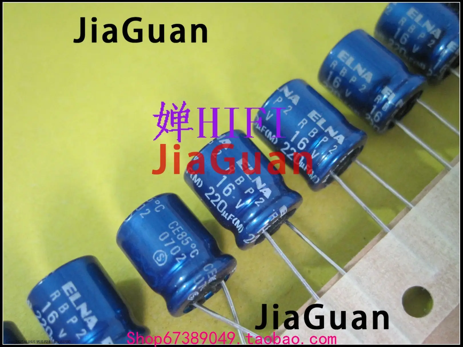 20PCS NEW ELNA RBP2 16V220UF 10X12.5MM blue robe audio electrolytic capacitor R2B 220uF/16V BP 16v 220uf