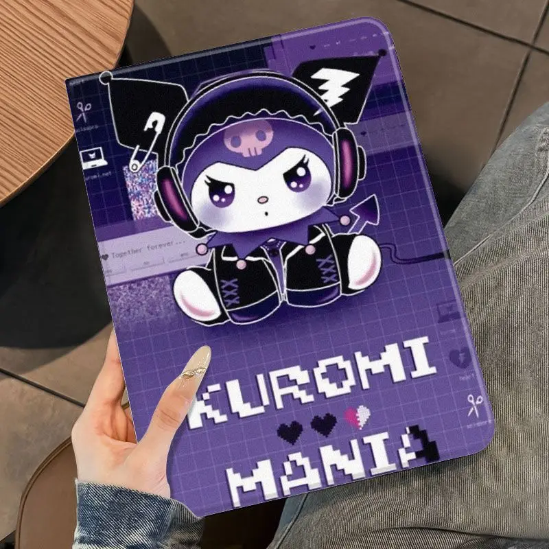 

New Tablet Case For Samsung Galaxy Tab S6 Lite S7 S8 S9 FE S10 FE Plus 13.1 Inch T515 A7 10.4 A8 Cartoon Kuromi Protective Cover