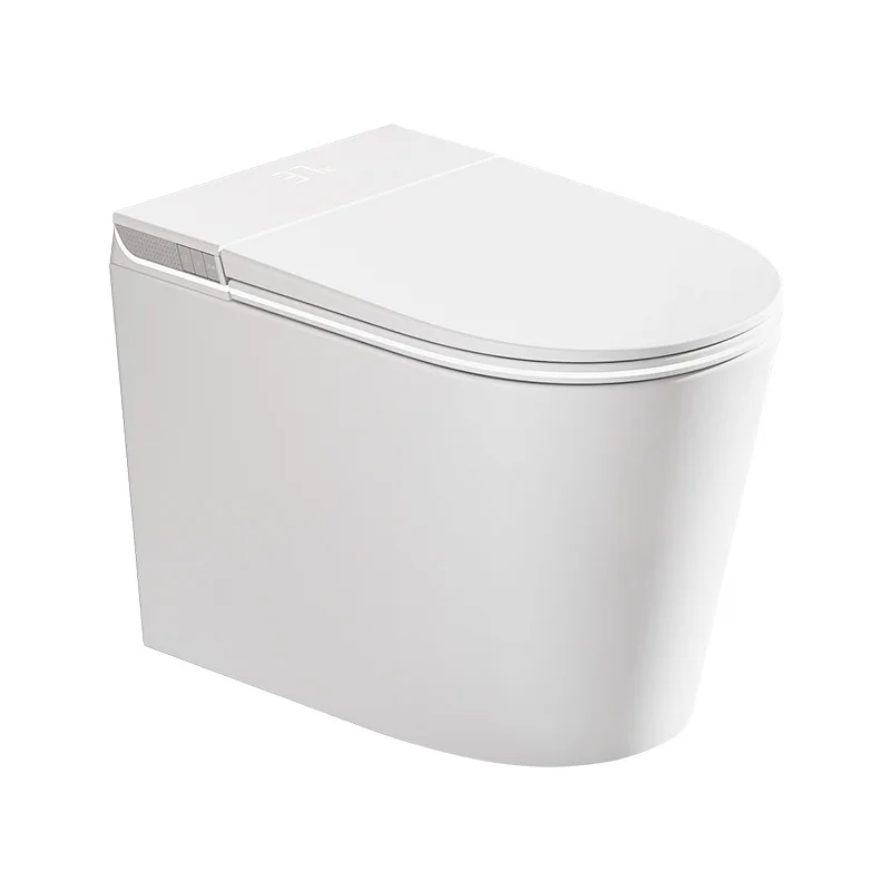 

Умный туалет для маленькой квартиры, 58 см, полностью автоматический бытовой сифон, мгновенный индукционный туалет, 110 В, 220 В, супер маленький