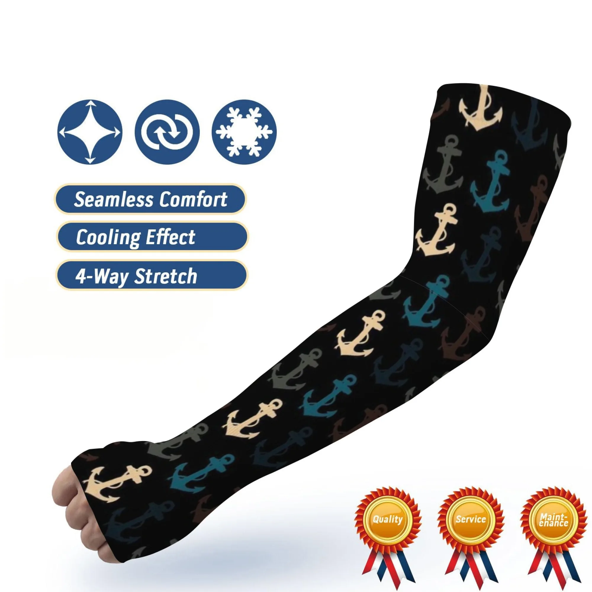 

Unisex ice silk cool sun protection sleeves soft breathable outdoor sports sleeves gardening protective sleeves novelty gift