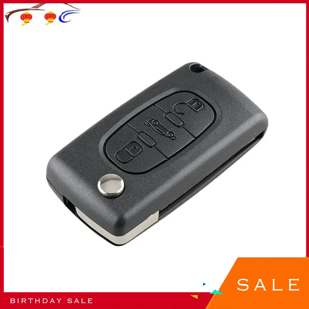 New Car Key Shell forPeugeot 407 407 307 308 607 custodia per chiave a distanza Shell Key Cover 3 pulsanti portachiavi CE0523 alta qualità