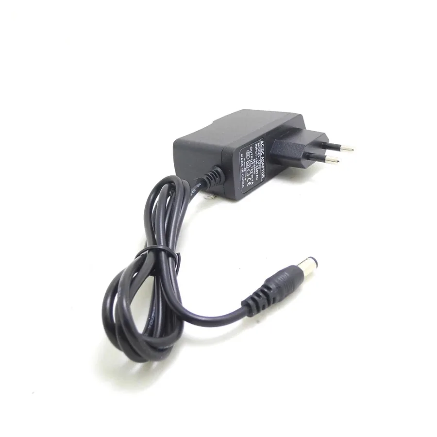 12V1A EU Plug DC Power Adapter Supply Charger for Security Surveillance INput AC 100-240V ,Output 12V 1000mA (2.1mm*5.5mm)