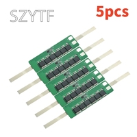 5Pcs/10pcs 1S 3.7V 2A 3A BMS Li-ion Battery Protection Board PCB Overcharge Overdischarge Protect Module For 18650 Lithium Batte