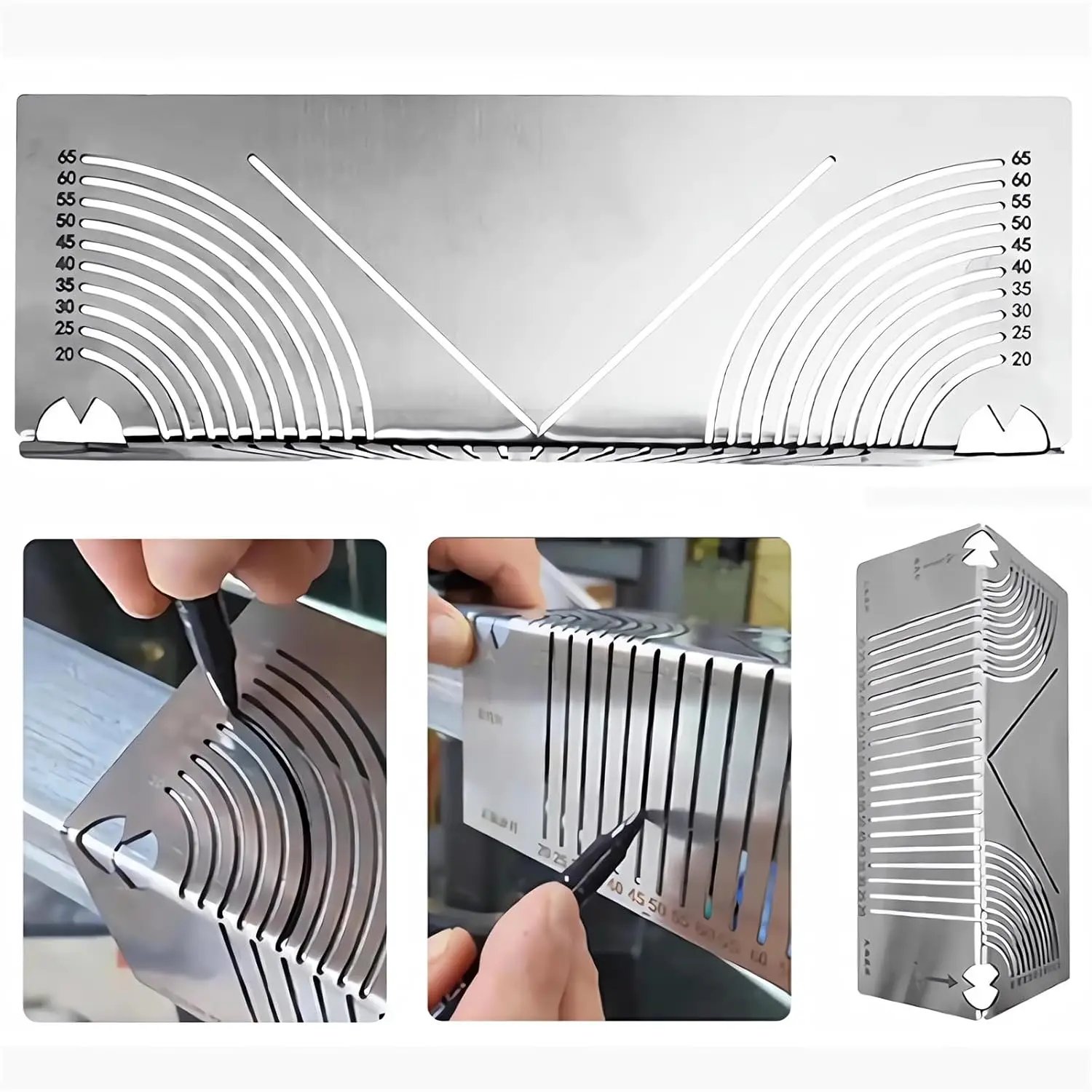 Precisionflex Angle & Arc Marking Tool Square Steel Pipe Bend Steel Pipe Bend Marking Tool Welding Pipe Cutting Guide