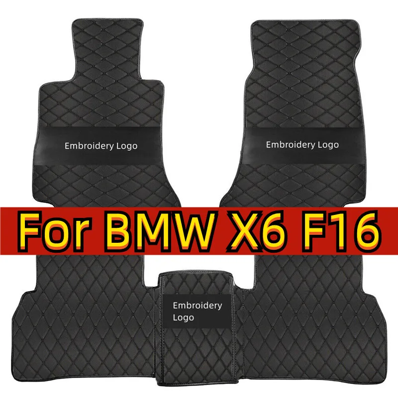 Car floor mats for BMW X6 F16 2015 2016 2017 2018 2019 Custom auto foot Pads automobile carpet cover