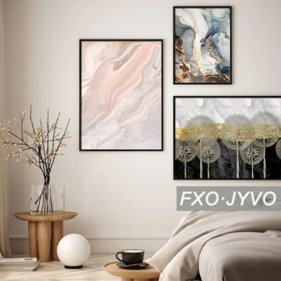 Picture Frame, Display Photo with Mat or 11 x 14 Without Mat, Light Weight and High Transparent by 4 Frame for Wall -/Black/ x4