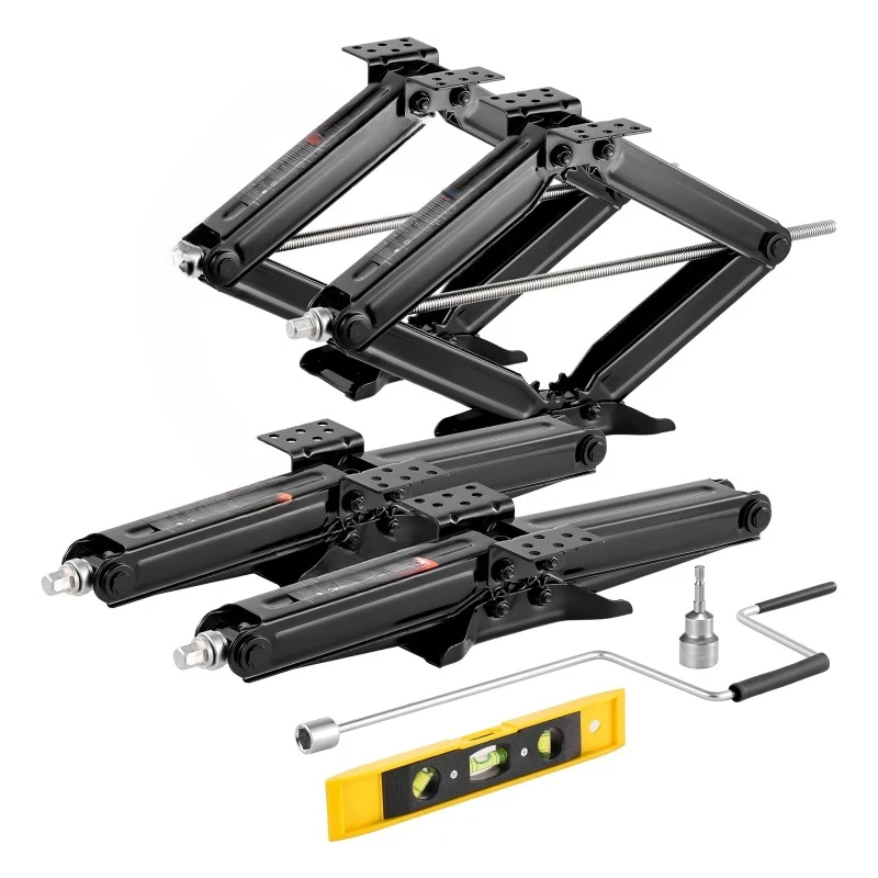 

5000/6500/9000 lbs RV Scissor Jacks RV Stabilizer Leveling Scissor Jacks, Set of 4, Heavy Duty Stabilizer Jack for RV
