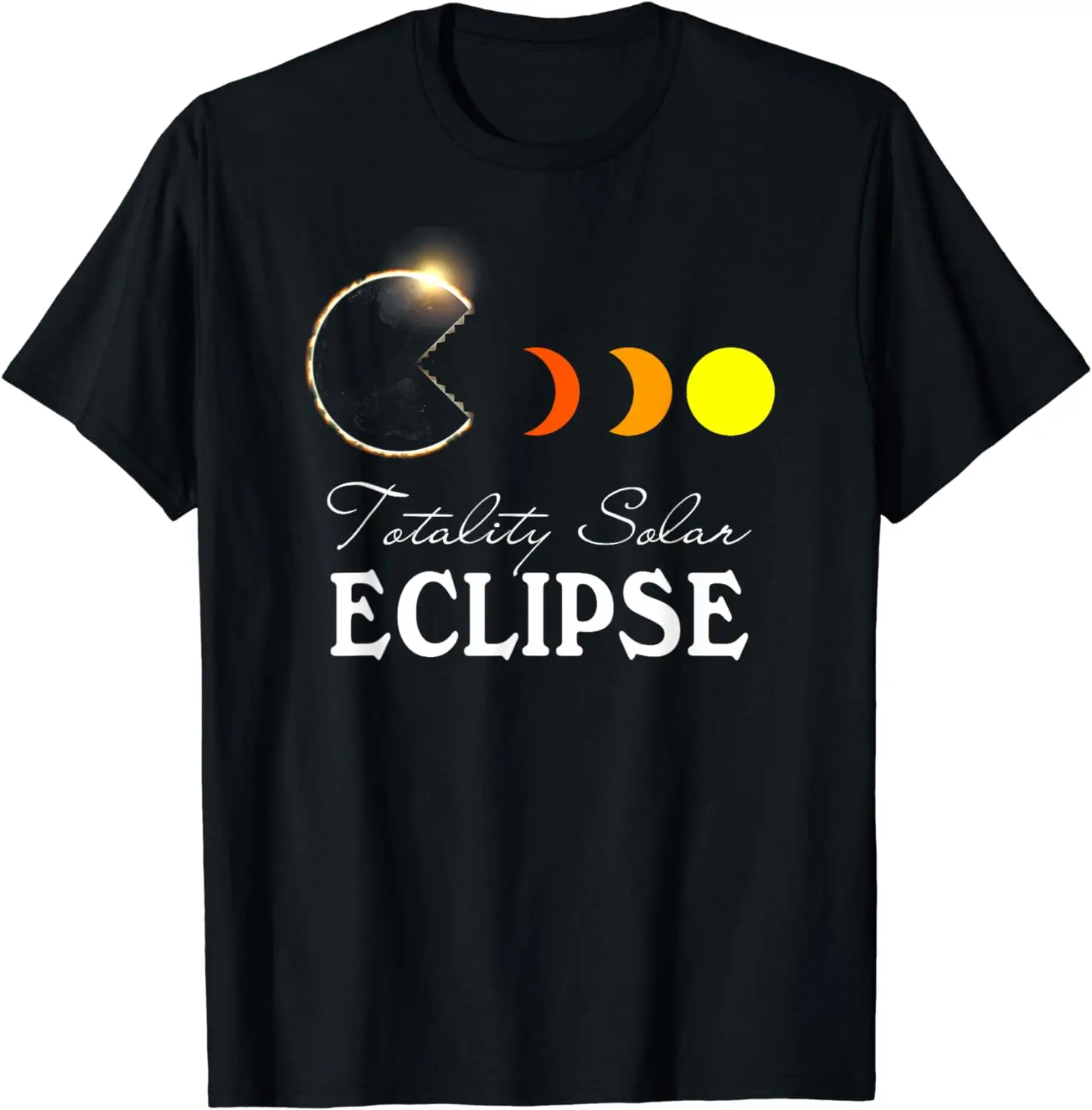 

Total Solar Eclipse April 8 2024 Gamer Funny Phases Totality T-Shirt