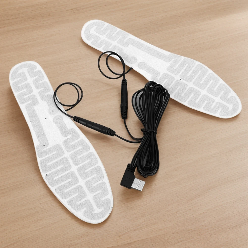 2024 ฤดูหนาว USB อุ่นรองเท้า Insoles เท้าอุ่นฟิล์ม 10W เท้าไฟฟ้าร้อนแผ่นความร้อนฤดูหนาวกีฬากลางแจ้งความร้อนพื้นรองเท้า