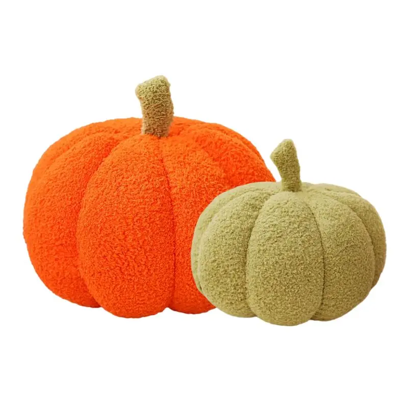 18-45CM Cartoon Plant Pumpkin Plush Pillow Ins Hot Pumpkin Dolls Stuffed Soft Halloween Decoration Gift for Children Girls