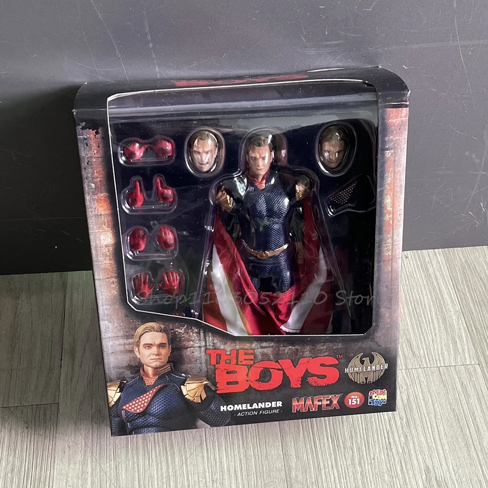 Anime Mafex 151 The Boys Homelander 269 Homelander Blood splatter Figure Model Movie Birthday Christmas Gifts Doll - view 5