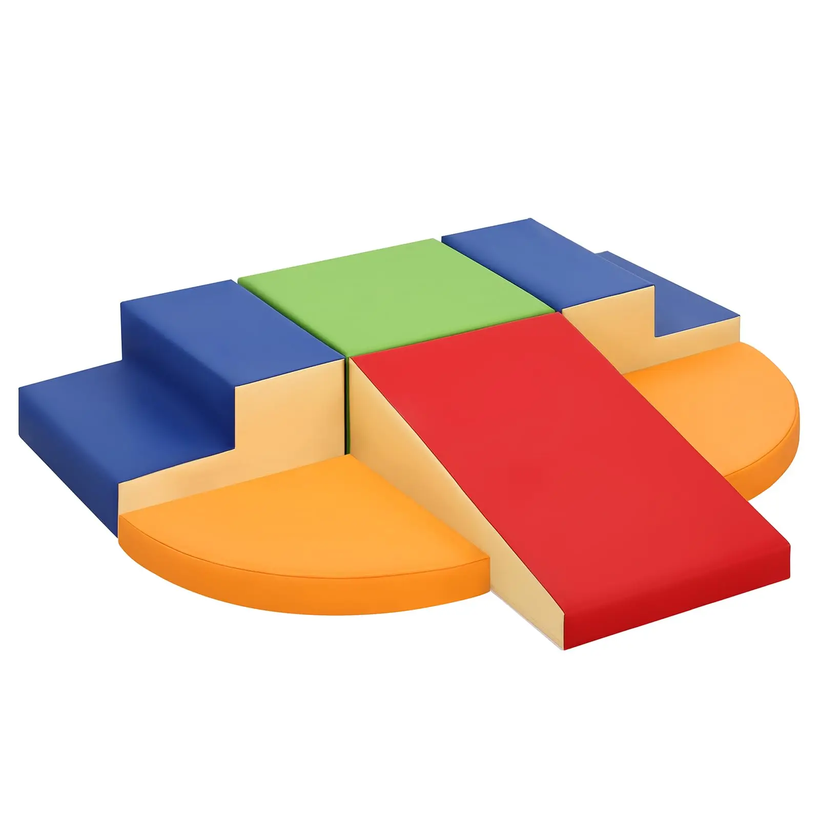 

Indoor Playground Climbing Activity 6 Pieces Soft Leather Kids Climbing Toys Baby Foam Kids Climbing Blocks