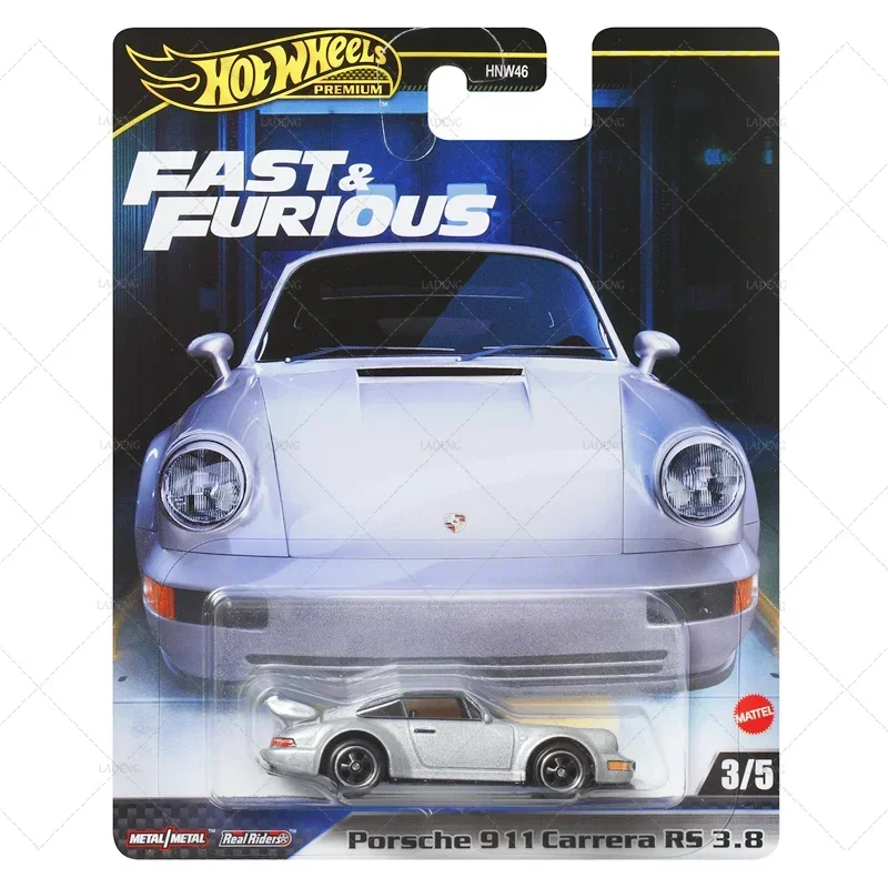 Original Hot Wheels Premium Car Fast & Furious Toys Boys 1/64 Diecast Custom Acura Inteora Sedan GsR Mercedes Benz Porsche 911