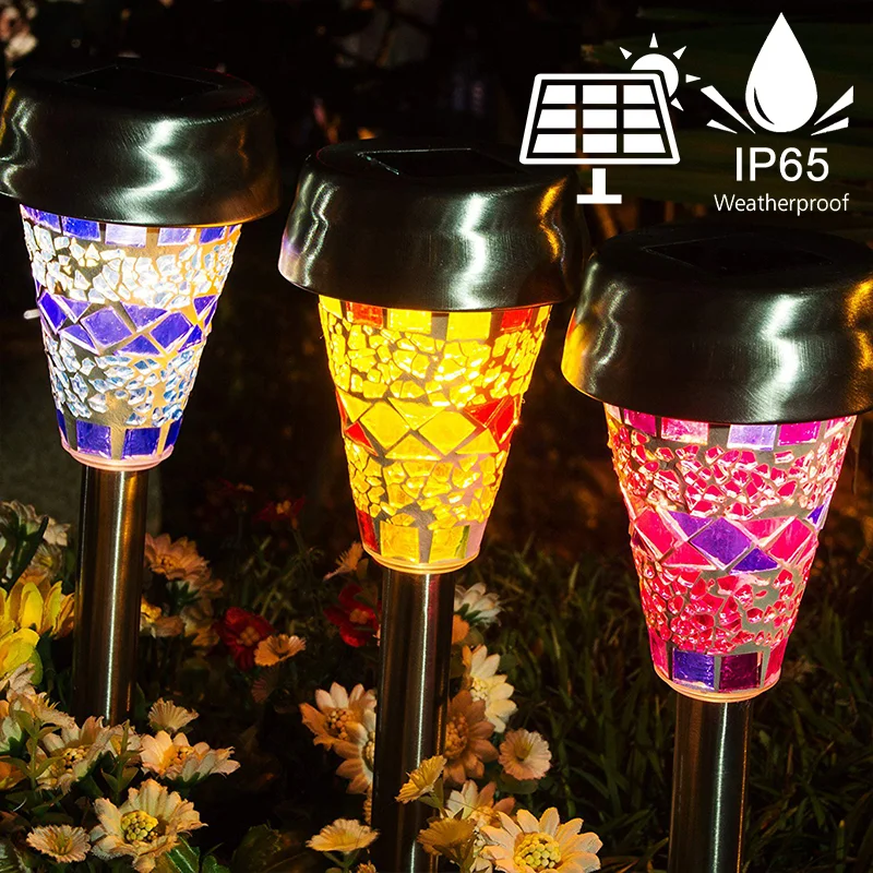 ไฟสวนโมเสคพลังงานแสงอาทิตย์ ไฟ - Solar Lamp บทวิจารณ์และราคา