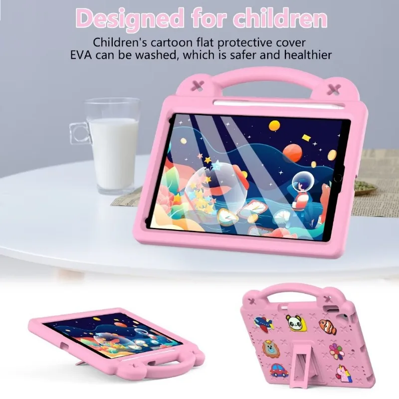 Etui EVA Kids na iPada 10.2 7 8 9 10th 10.9 Air 4 Air 5 6 Pro 11 2024 Pokrowiec na iPada 9.7 2018 Mini 1 2 3 Funda