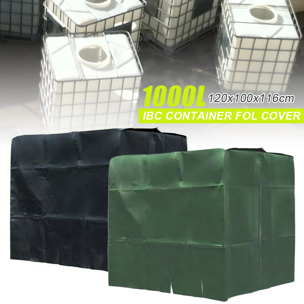 1000 liters IBC Garden Patio Furniture Cover Set Outdoor Rain Water Tank Container Ton Barrel Sun Protective Foil Dust Covers