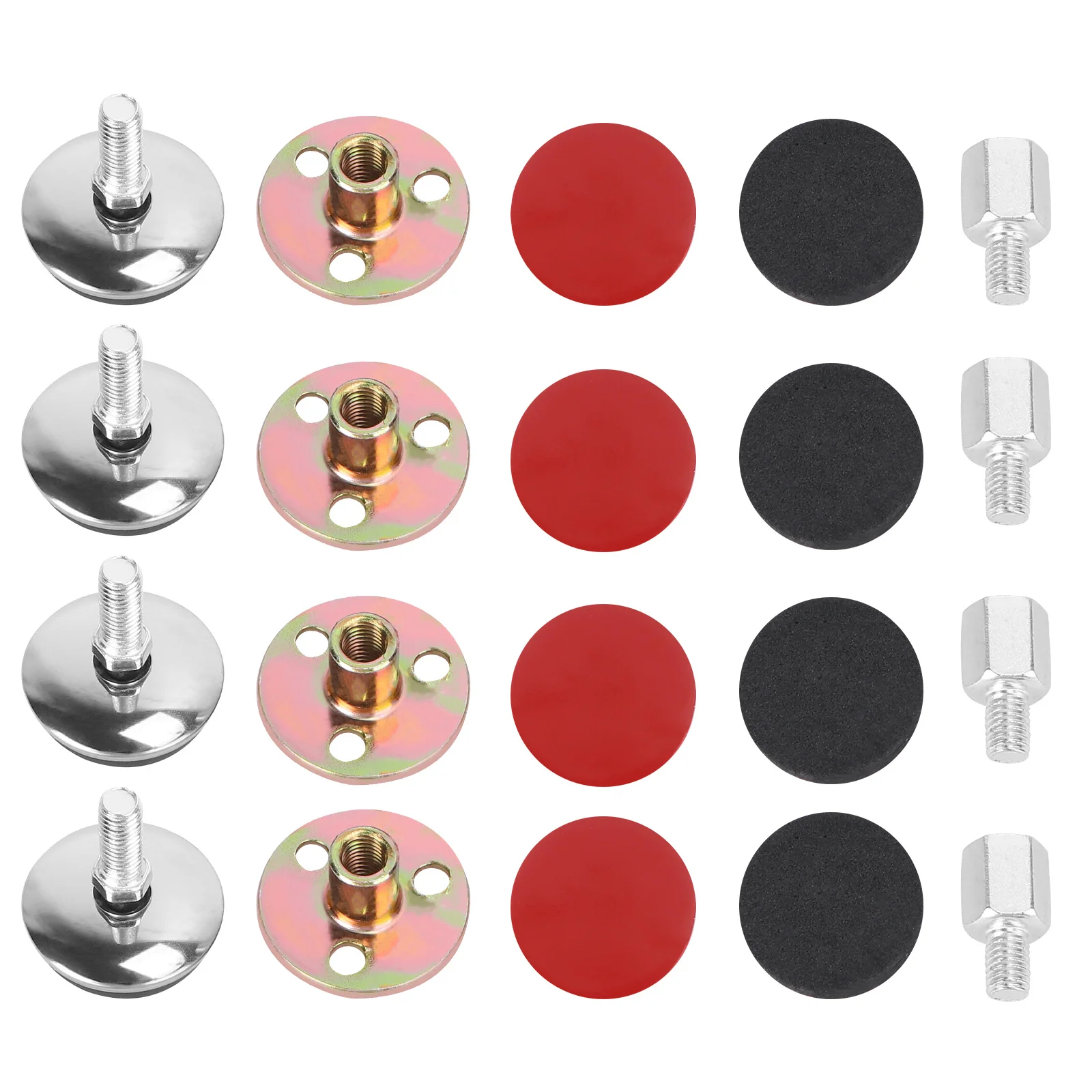 

4pcs Bedside Stabilizer Adjustable Furniture Fixator Anti-Shake Tool For Beds Self-Adhesive Bed Frame Fasteners Wall Protection