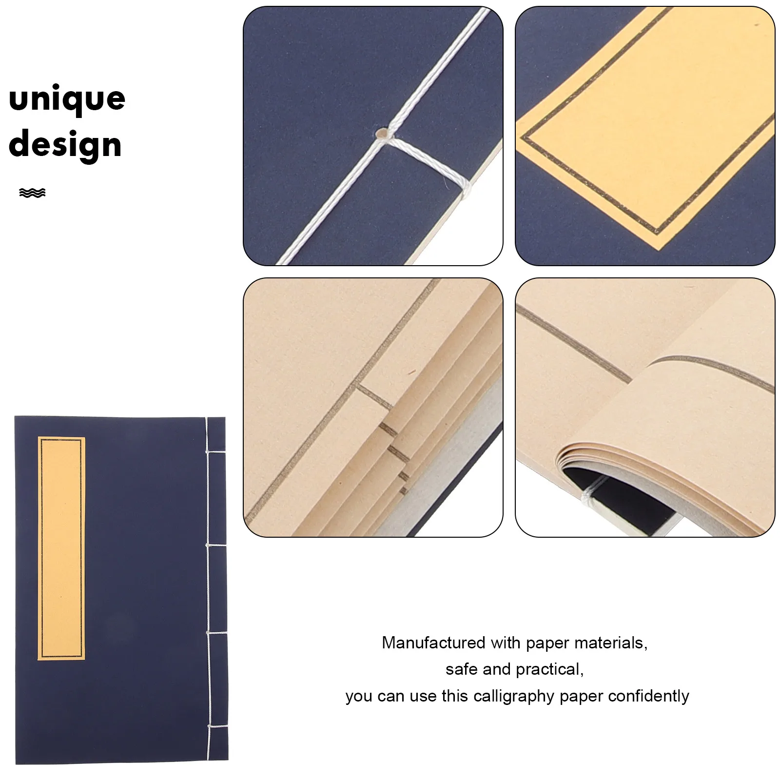 

1 Book Antique Family Lineage Calligraphy Xuan Paper Writing Sheets For Chinese Calligraphy And Handwriting Practice