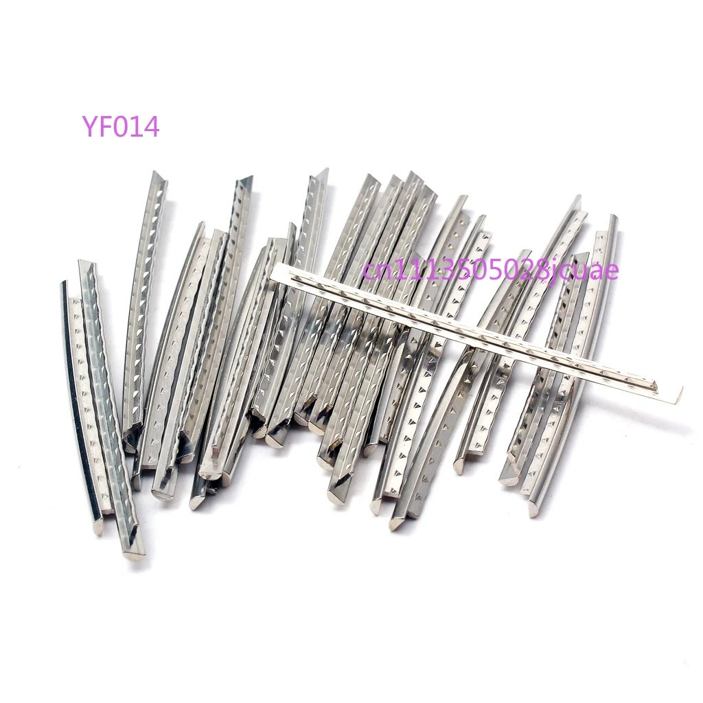 24Pcs Acoustic Guitar Fret Wire Set Stainless Steel 2.7mm Fingerboard Frets Replacement