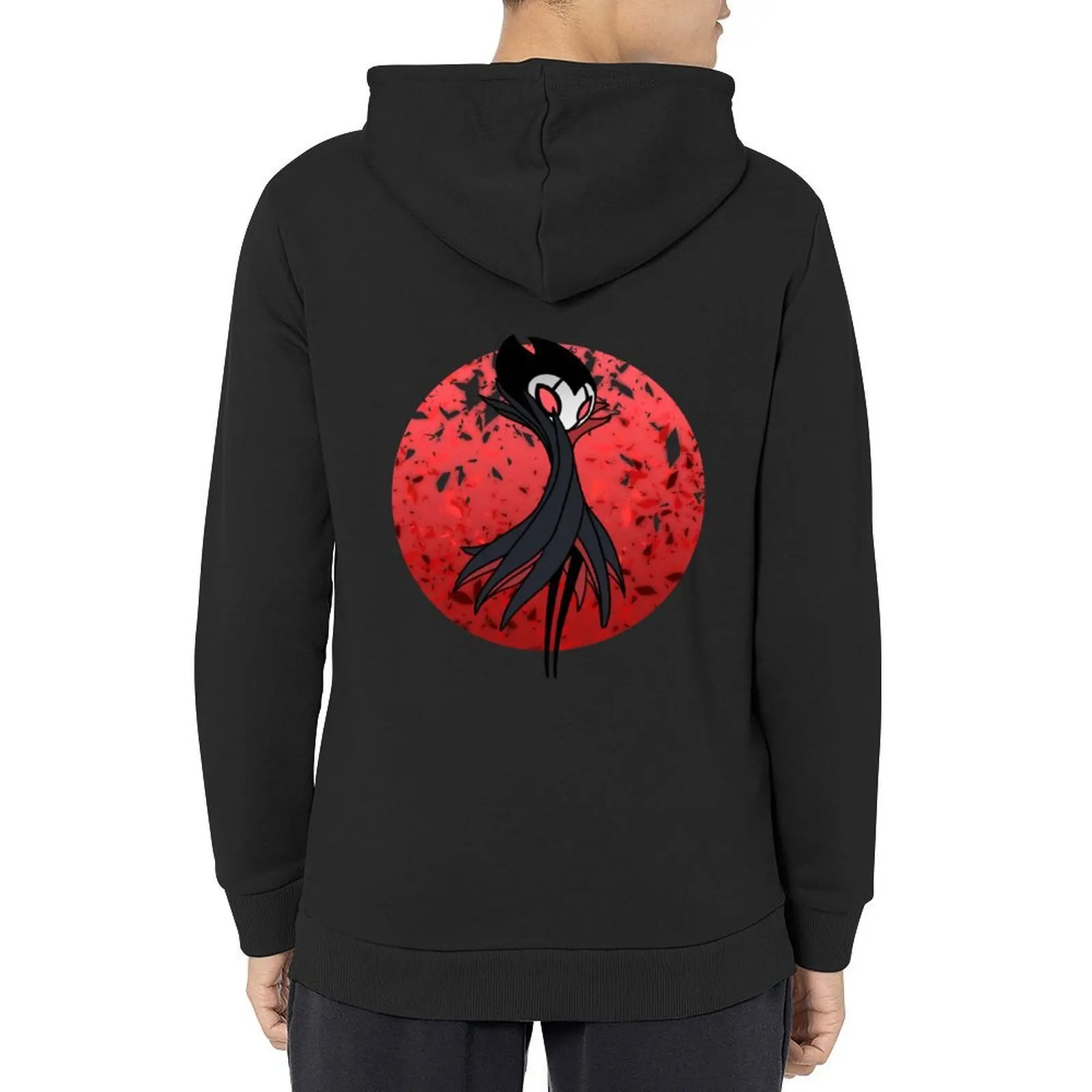 

Hollow Knight - Grimm Sticker Hoodie men's sweat-shirt set mens clothing japanese style korean clothes hoodie streetwear
