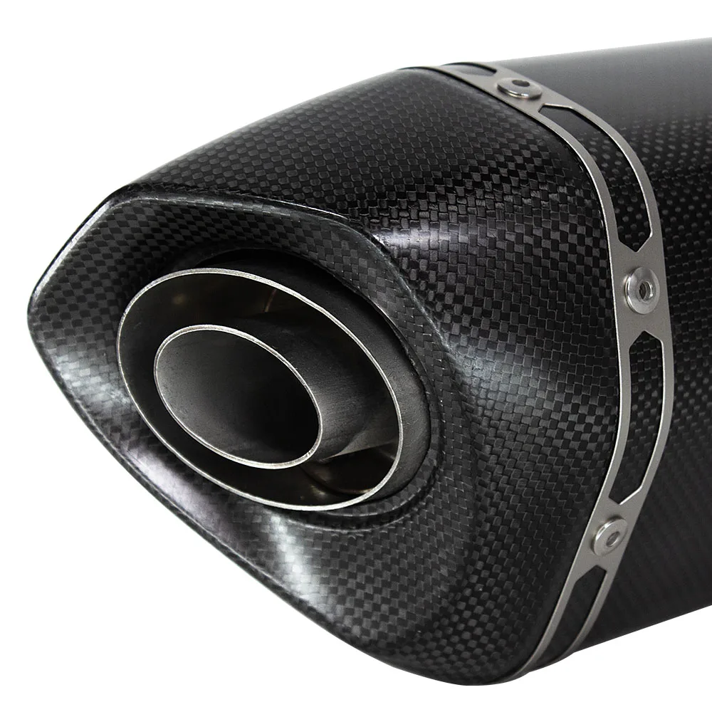 For BMW F900R F900XR F900 20-24 years Motorcycle Exhaust Modify Kit Slip on Line Middle Pipe Akra Carbon Muffler with DB Killer