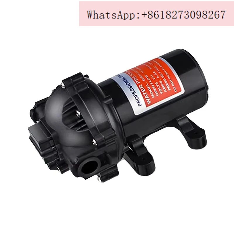 51 mobile spray car washing large flow diaphragm five chamber miniature DC electric yacht drainage self-priming pump