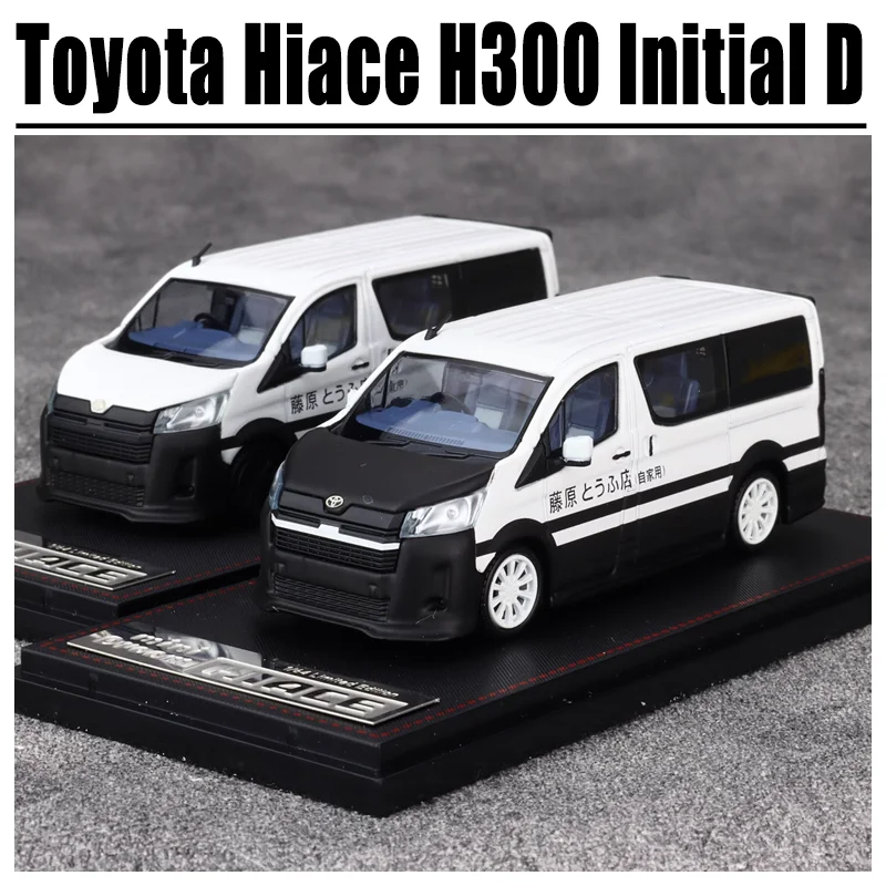 Minidream 1/64 Toyota Hiace H300 inicial D juguete de aleación Diecast Metal modelo regalo