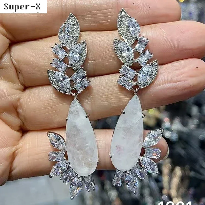 unique earrings for women leaf plant tear drop pendant earrings red orange white
