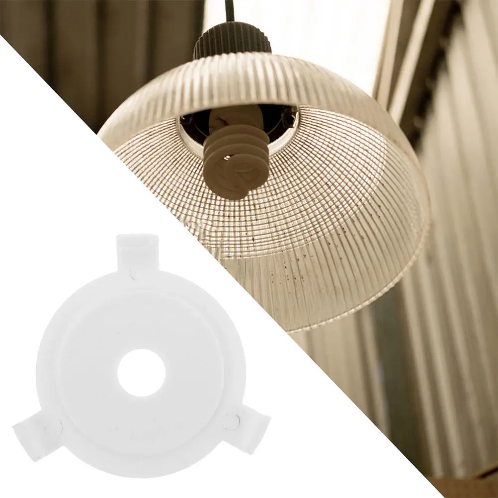 

50 шт. переходников для патронов ламп E27 на E26, крепление-клипса для настольных ламп, для дома и офиса, пластиковые комплектующие для освещения