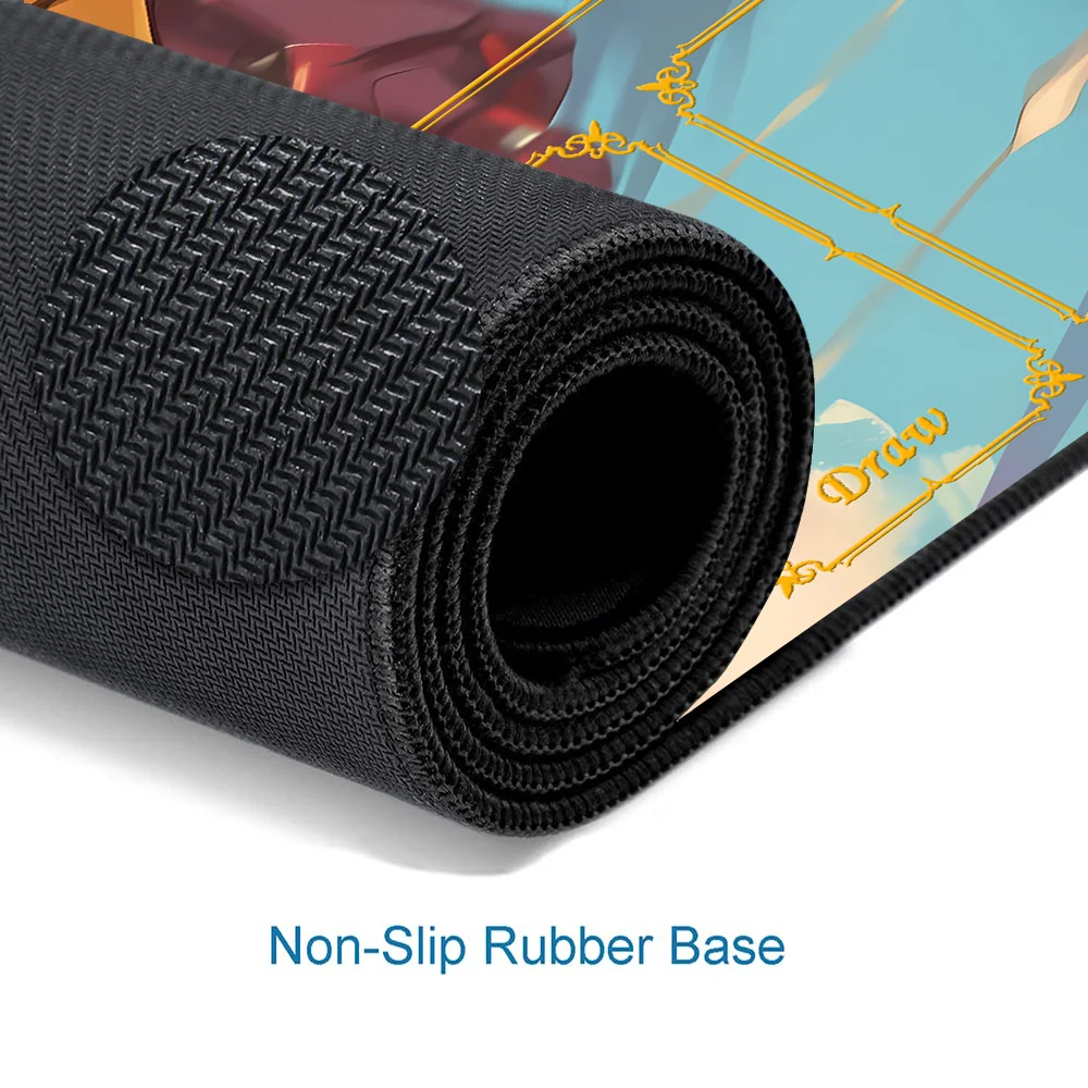 Lorcana Playmat Free Storage Bag Size 24X14IN Trading Card Game Protective Mats Scratch-Resistant Durable Mouse Pad 13