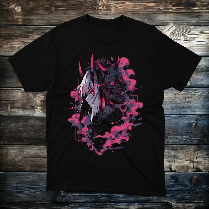 Yokai Mask Girl Anime Shirt