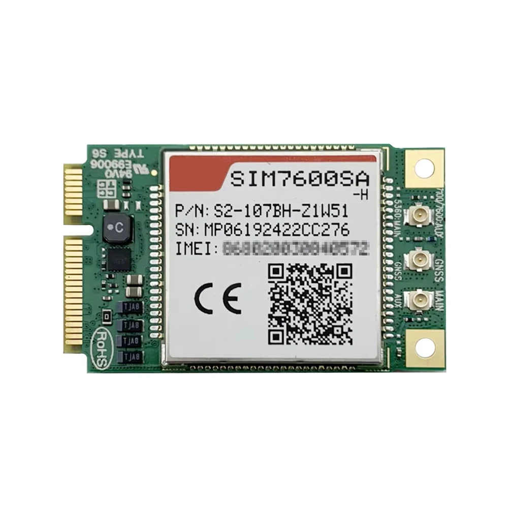 New SIM7600SA-H LTE Cat4 MINI PCIE Module For Australia New Zealand South America Band B1/B2/B3/B4/B5/B7/B8/B28/B40/B66
