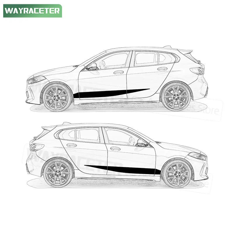 ملصق جانبي لباب الأداء م ، ملصق لبي إم دبليو F40 ، إم 135i ، 128ti ، 120i ، 120d ، سلسلة واحدة ، وقي ، وقي ، وقي ، وشريحتي ، وشريطات ، و 2 #4