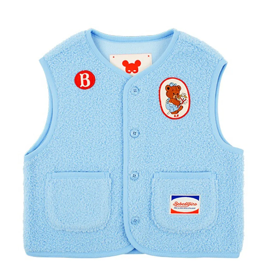 طقم سويت شيرت للأطفال 2025 خريف/شتاء موضة جديدة كرتونية سميكة دافئة للأولاد والبنات سترة من القطن الخالص سترة لطيفة