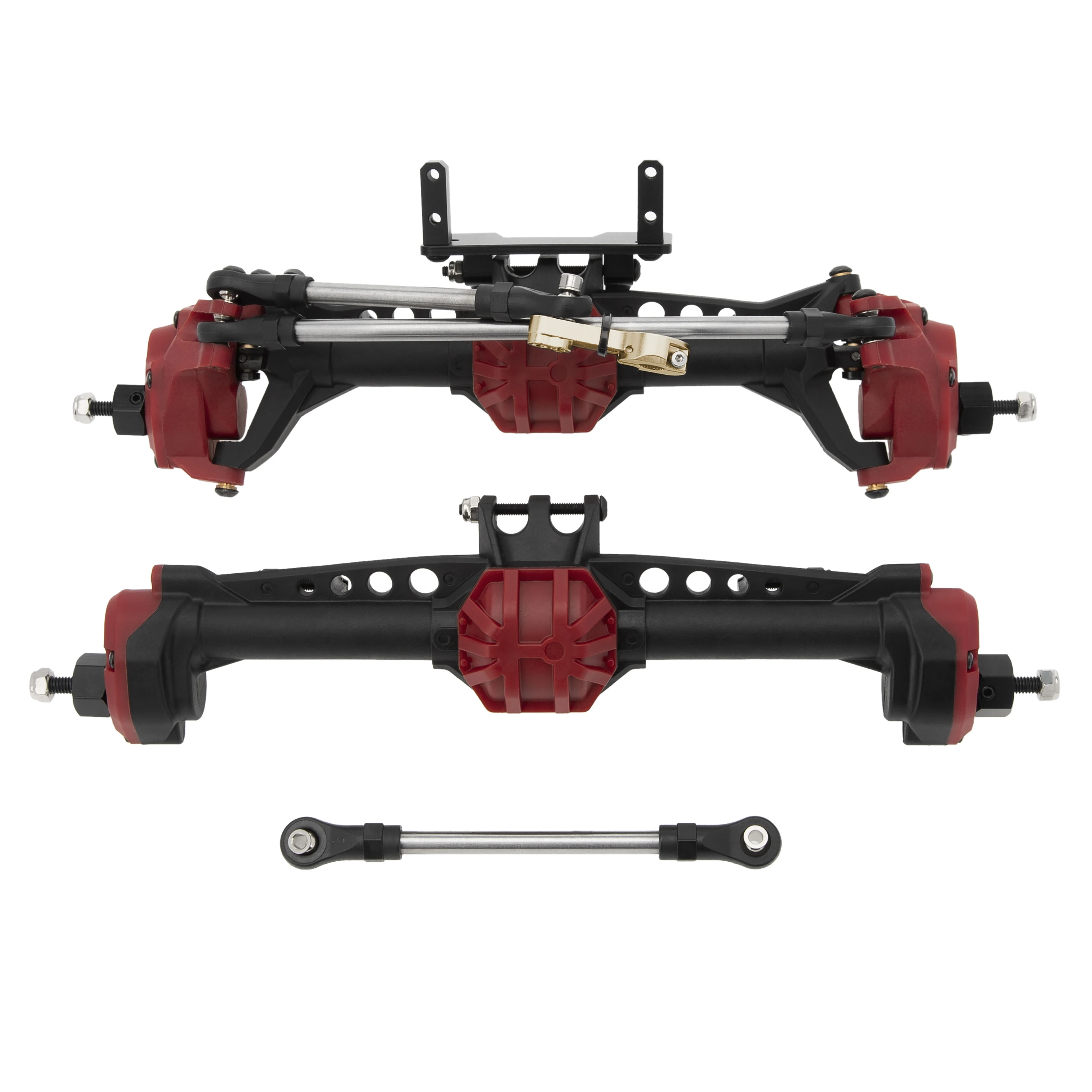 

Front & Rear Portal Nylon Axles with Steel Gears and Metal Bearings for Axial SCX10 SCX10 II 90046 90047 1/10 RC Crawler Axles
