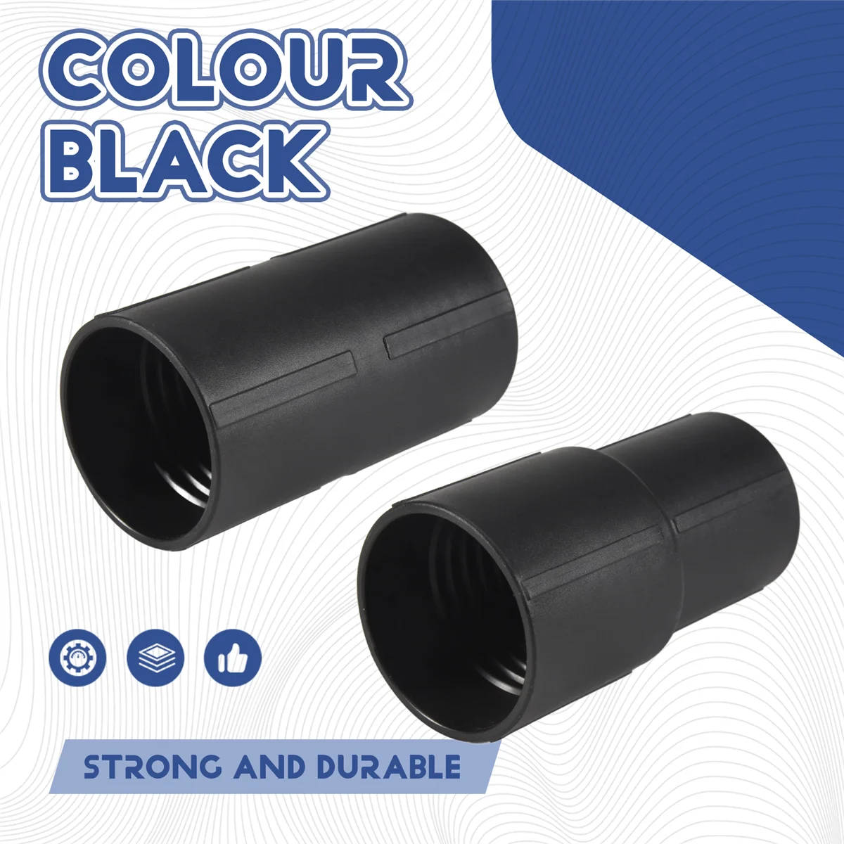 4PCS เครื่องดูดฝุ่นกรองฝุ่นเปลี่ยนหัวเชื่อมต่ออะแดปเตอร์สําหรับเส้นผ่านศูนย์กลางภายใน 32/40/50 มม.ท่ออะไหล่—A19G