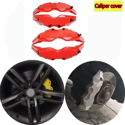 KUNBABY 8 Colors 2*2pc ABS Plastic Disc Brake Caliper Cover Custom Car Logo For Front And Rear Car Styling