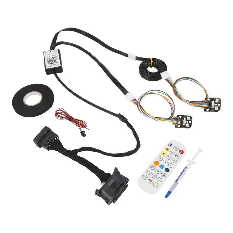 A84E-RGBW For BMW X3 Pre LCI G01 X4 G02 X3M F97 Pre 2018-2021 DRL Module RGB Multicolor LED Boards Daytime Running Light Control