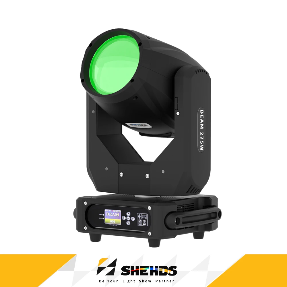 SHEHDS Bulb Beam 275W Moving Head Lighting Flight Case DJ Projector Disco Ball Party Stage Control Professional Stage Equipment