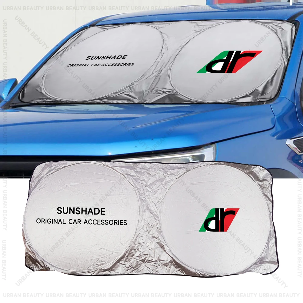 Car Sun Shade Protector Auto Front Window Sunshade Covers For DR Motors 1.0 EV 3.0 4.0 5.0 6.0 7.0 PK8 F35 CityCross Zero DR6