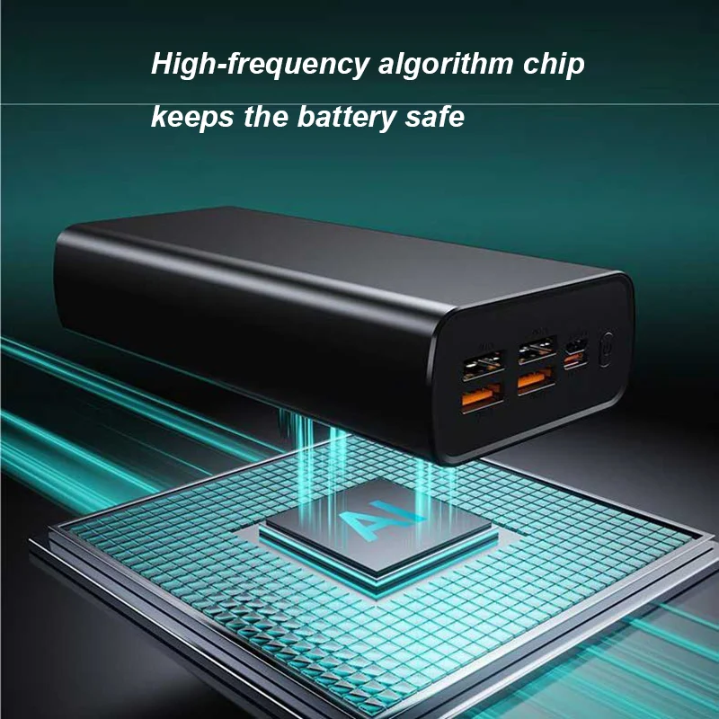 Xiaomi 2026New 200000mAh بنك طاقة ذو سعة كبيرة جدًا 120 وات شحن سريع محمول شاشة ديجيتال باور بانك لهاتف آيفون سامسون