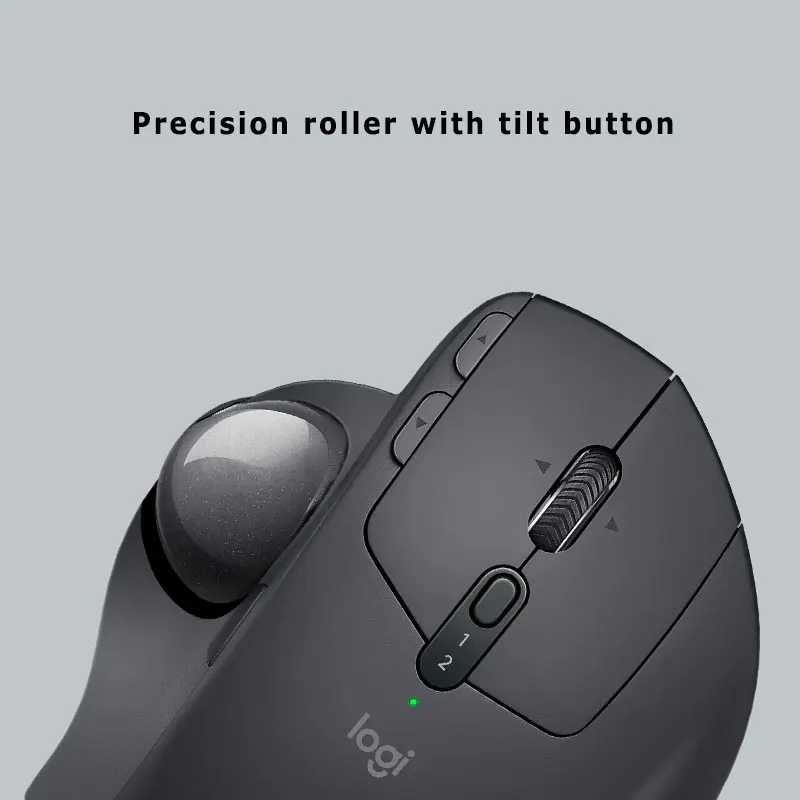 Logitech MX Ergo S Wireless Trackball Mouse Adjustable Ergonomic