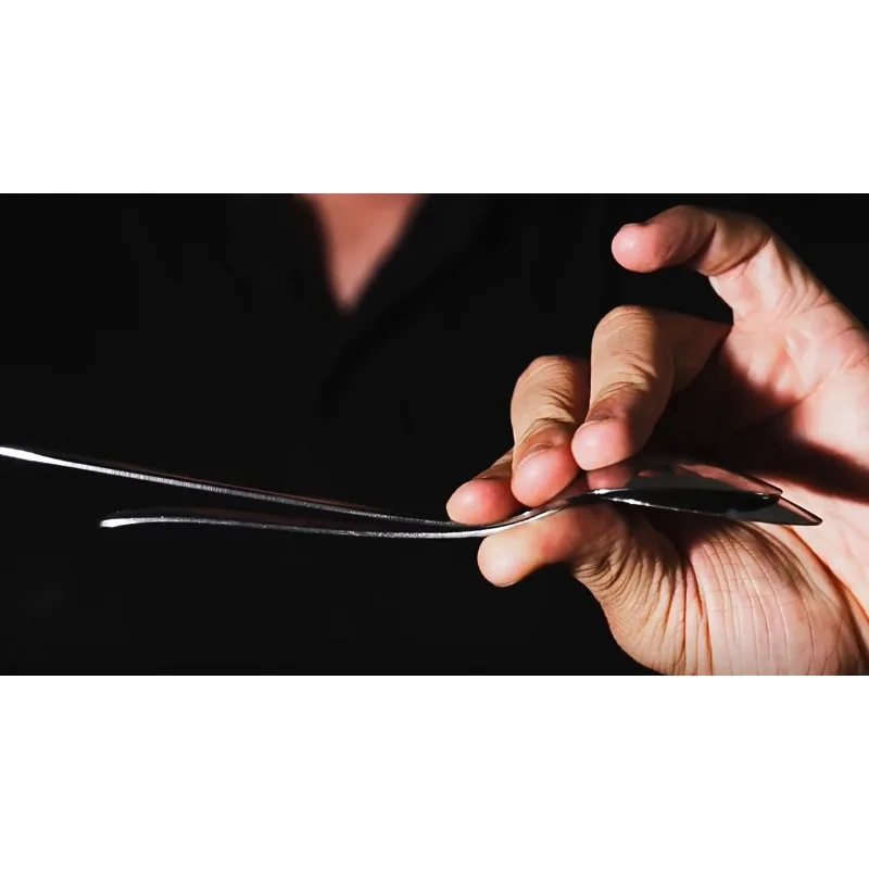 

Self Bending Spoon by J.C Magic Tricks Comedy Props Bend A Spoon in Hand Magia Accessories Close Up Illusions Gimmicks Mentalism