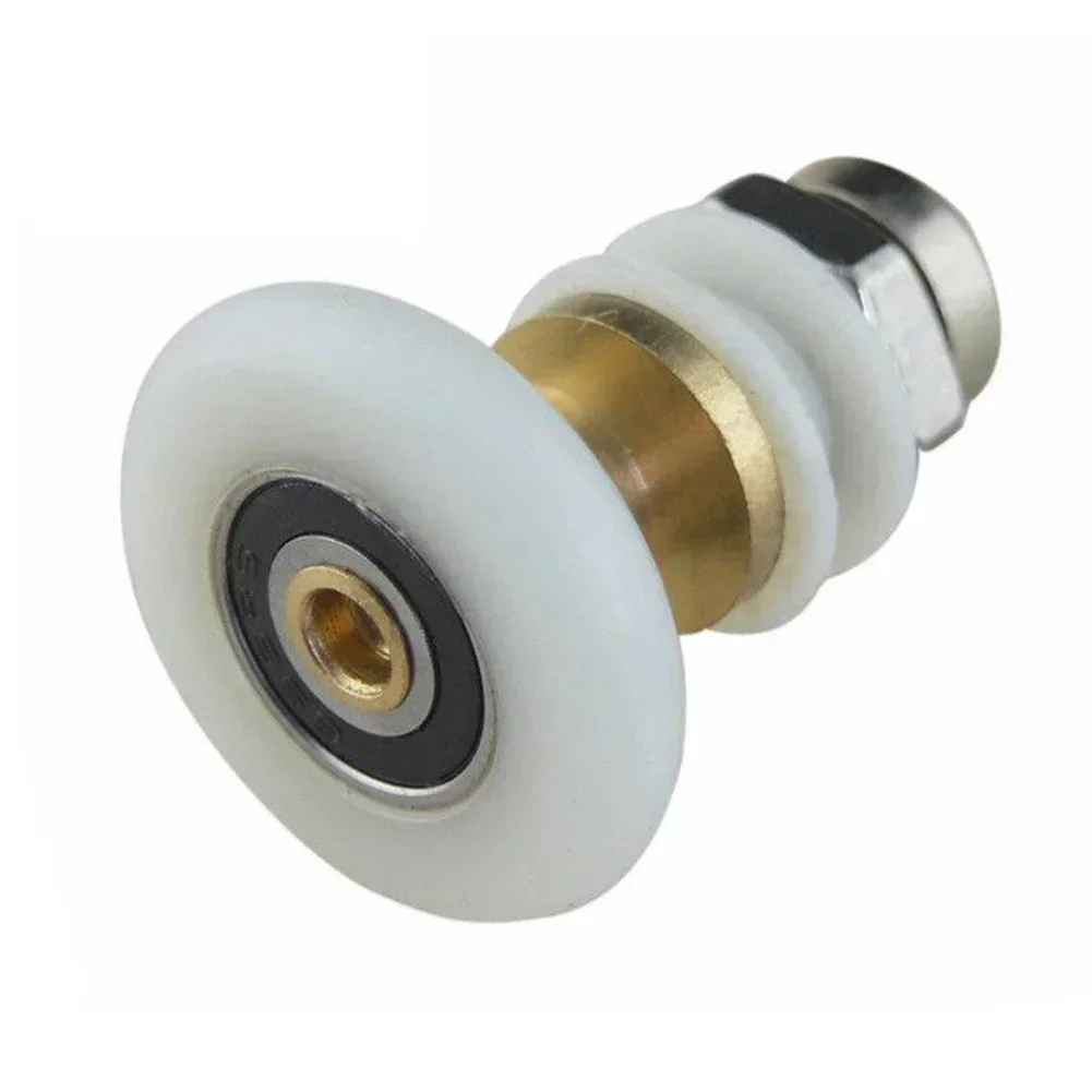 4PCS 20/23/25/27/28mm Diameter Shower Glass Sliding Door Hanging Wheel Roller Bathroom Sliding Cabinet Eccentric Pulleys