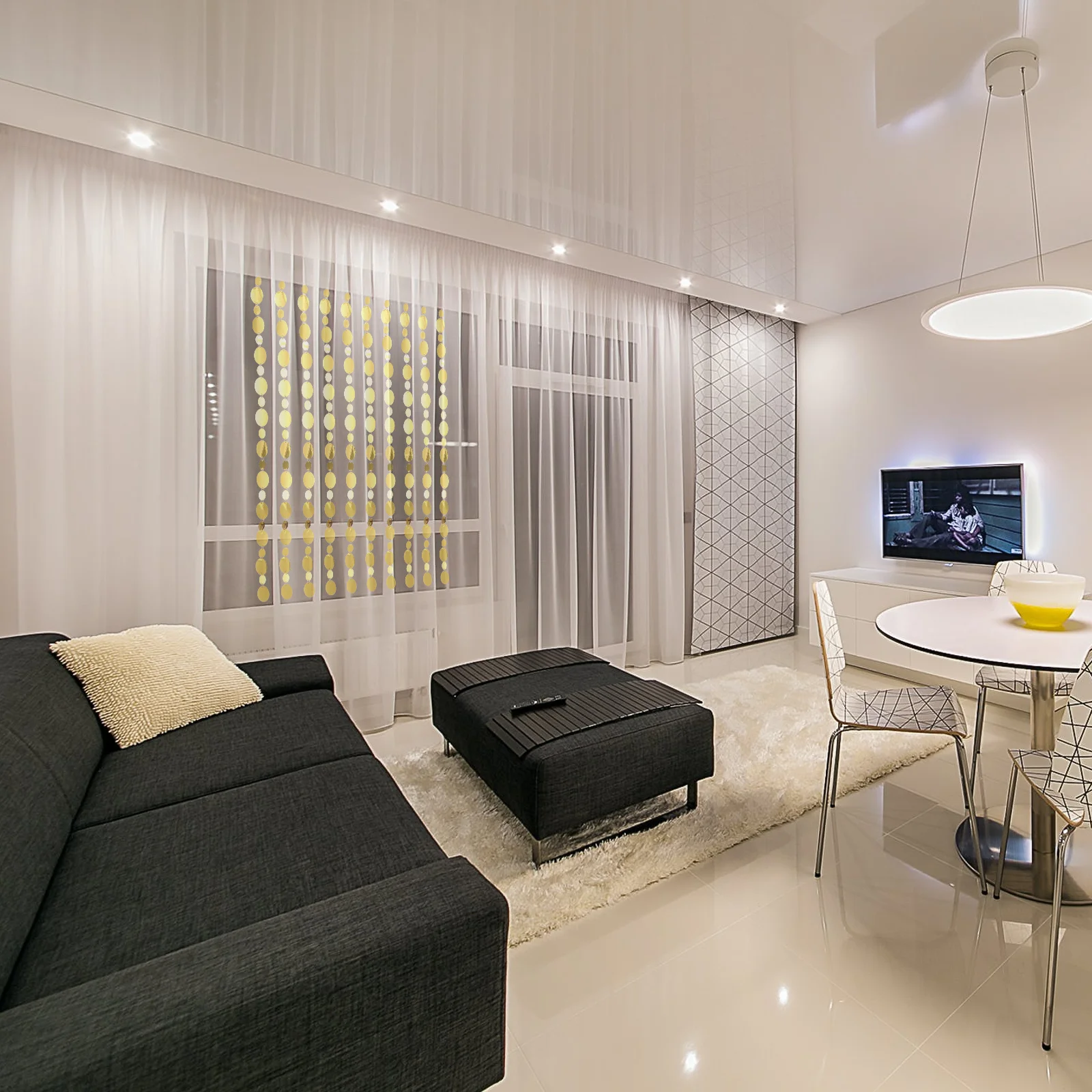 

10Pcs Wedding Sequins Curtain Festival Decorative Hanging Screen Decor Creative Party Backdrop Wedding Supply Sequins Curtain