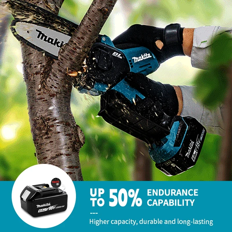 Originální Makita BL1860 18V 6AH baterie Li-ion pro elektrické nářadí Náhradní baterie LXT BL1850 BL1840 pro 18V šroubovák s BMS TPCELL 18V - náhled 6