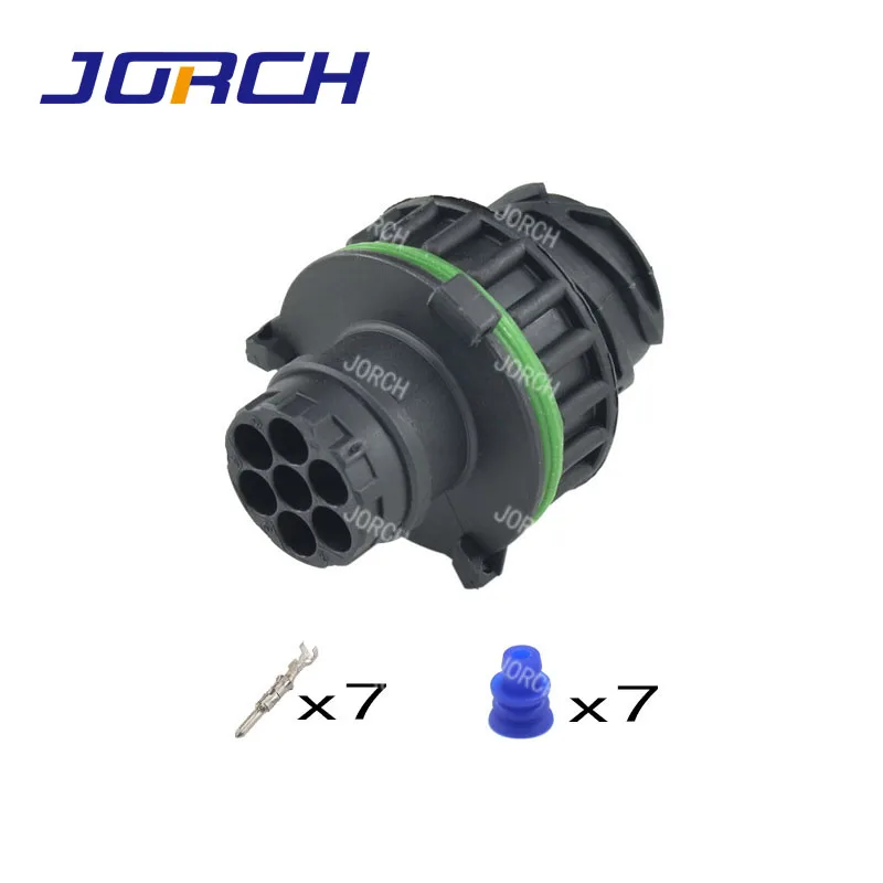 5 sets kits 7 pin Tyco Amp automotive male Pressure sensor connector plug for car oil exploration railway 1718230-1 1718230