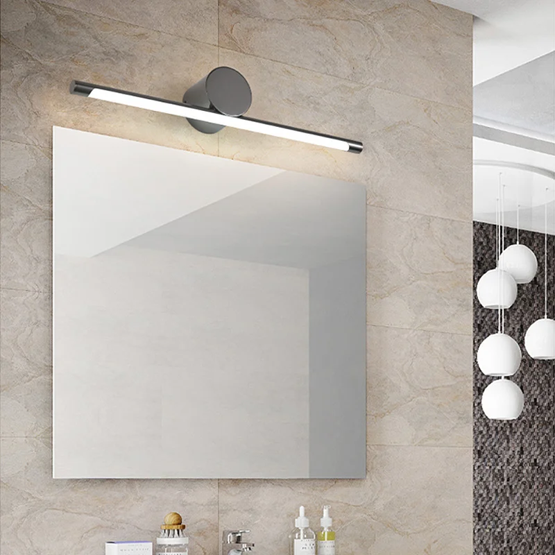 Front Modern Mirror Gold Black Light Wash Basin Wall Lamp Indoor LED Lamp For Bathroom Cabinet Dressing Makeup Table Toilet