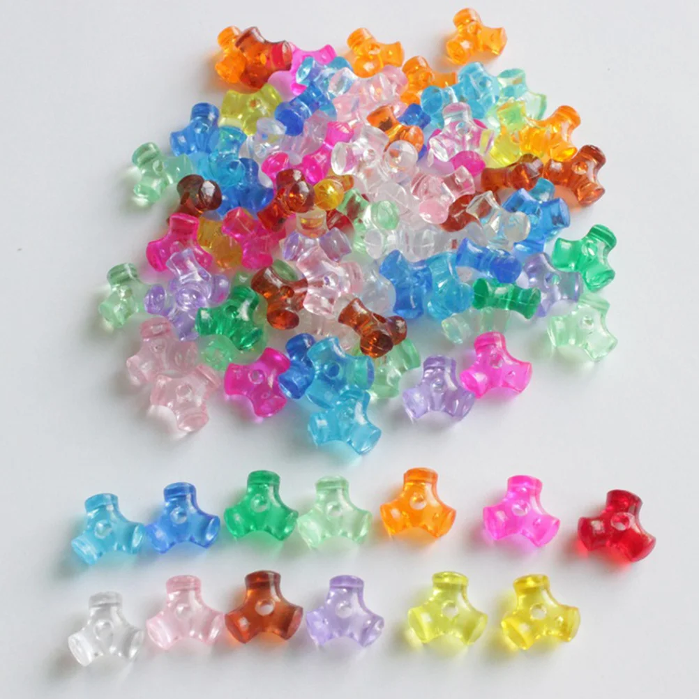 1000Pcs Plastic Loose Beads Kits DIY Kids Jewelry Making Craft Necklace Bracelet Multicolor Beads Set Bead Kids Set