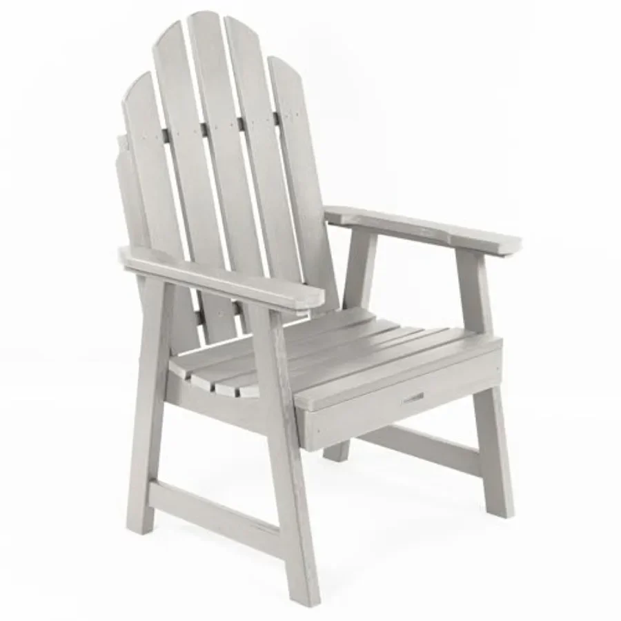 

Westport patio and garden chair for outdoor use, Harbor Gray polyethylene resin, UV-resistant and weatherproof